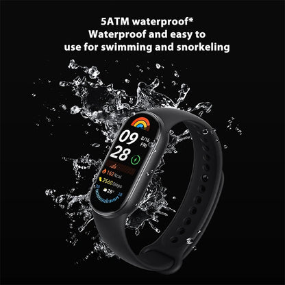 Original Xiaomi Smart Band 9 1.62 inch AMOLED Screen 5ATM Waterproof Smart Watch, Support Blood Oxygen / Heart Rate Monitor (Blue) - Wearable Devices by Xiaomi | Online Shopping UK | buy2fix