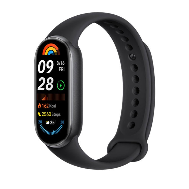 Original Xiaomi Smart Band 9 Global 1.62 inch AMOLED Screen 5ATM Waterproof Smart Watch, Support Blood Oxygen / Heart Rate Monitor (Black) - Wearable Devices by Xiaomi | Online Shopping UK | buy2fix