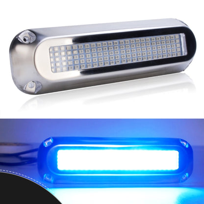 Ship / Yacht 10-30V 120LEDs Waterproof Stainless Steel Underwater Light (Blue Light) - Marine Accessories & Parts by buy2fix | Online Shopping UK | buy2fix