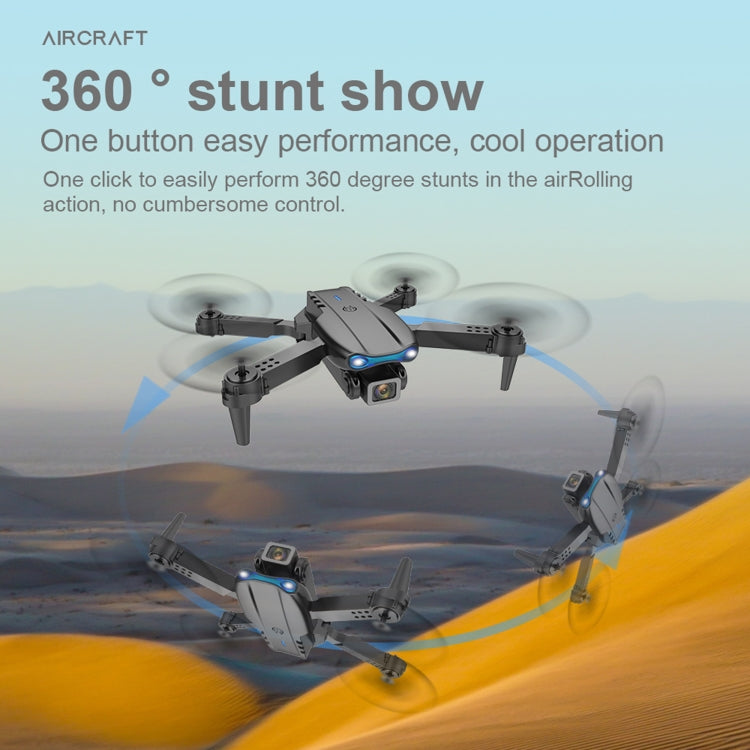 E99 Max 2.4G WiFi Foldable 4K HD Camera RC Drone Quadcopter Toy, Dual Camera (Grey) - RC Aircrafts by buy2fix | Online Shopping UK | buy2fix