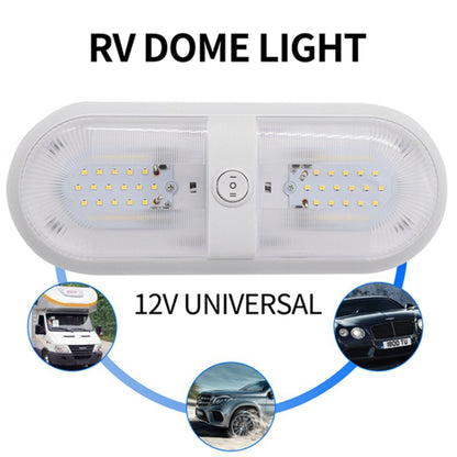 D4347 10-24V 6-7W 4000-4500K 560LM RV Yacht 48 PCS LED Lamps Dome Light Ceiling Lamp, with Independent Switch Control - Marine Accessories & Parts by buy2fix | Online Shopping UK | buy2fix