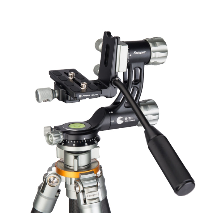 Fotopro E-7H Professional Gimbal Tripod Head (Black) - Tripod Heads by Fotopro | Online Shopping UK | buy2fix