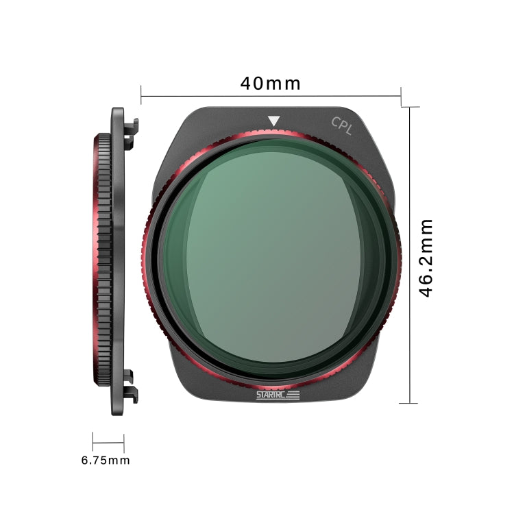 For DJI Air 3S STARTRC CPL Lens Filter - Lens Filter by STARTRC | Online Shopping UK | buy2fix