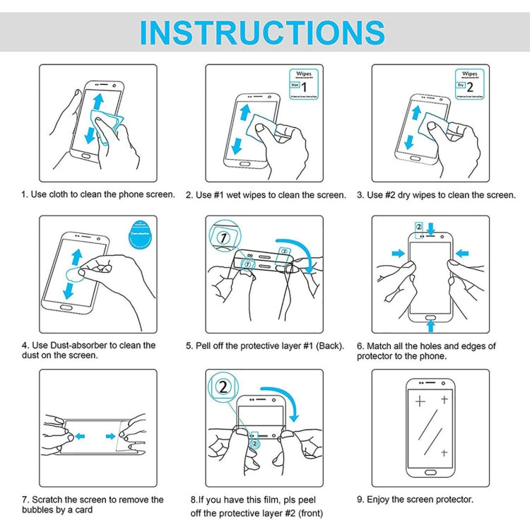 For Doogee X90L 50 PCS 0.26mm 9H 2.5D Tempered Glass Film - Others by buy2fix | Online Shopping UK | buy2fix