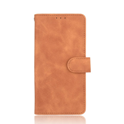 For DOOGEE N30 Solid Color Skin Feel Magnetic Buckle Horizontal Flip Calf Texture PU Leather Case with Holder & Card Slots & Wallet(Brown) - More Brand by buy2fix | Online Shopping UK | buy2fix