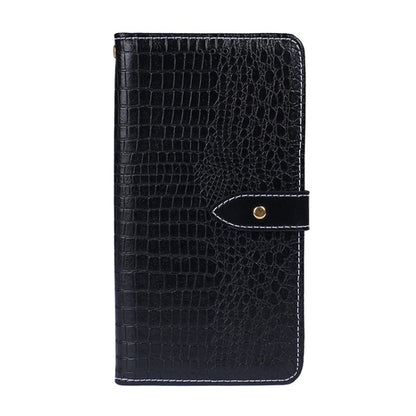 For Alcatel 1B 2020 idewei Crocodile Texture Horizontal Flip Leather Case with Holder & Card Slots & Wallet(Black) - Alcatel Cases by idewei | Online Shopping UK | buy2fix