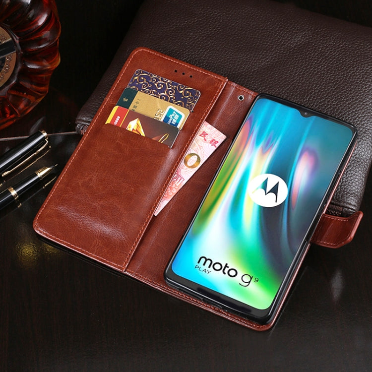 For Lenovo K12 Note idewei Crazy Horse Texture Horizontal Flip Leather Case with Holder & Card Slots & Wallet(White) - Lenovo by idewei | Online Shopping UK | buy2fix