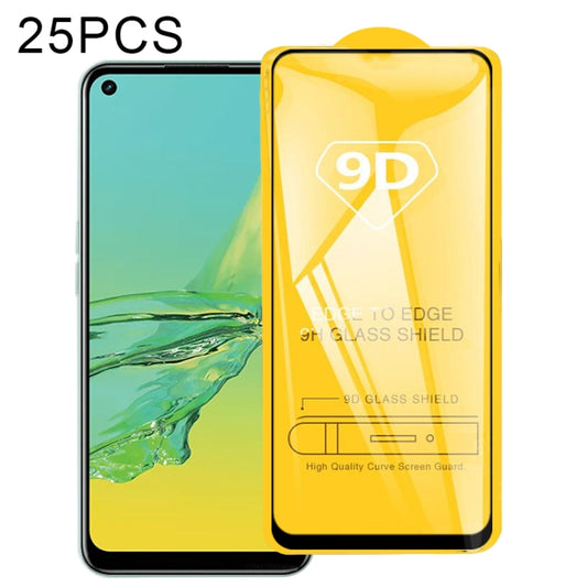 For OPPO A33 2020 25 PCS 9D Full Glue Full Screen Tempered Glass Film - OPPO Tempered Glass by imak | Online Shopping UK | buy2fix