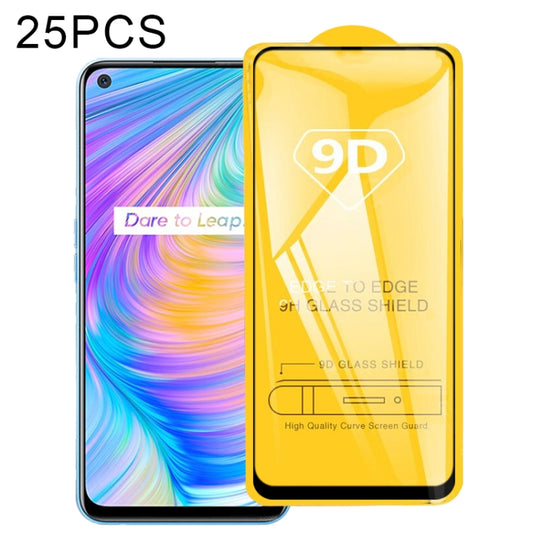 For OPPO Realme Q2 25 PCS 9D Full Glue Full Screen Tempered Glass Film - Realme Tempered Glass by imak | Online Shopping UK | buy2fix