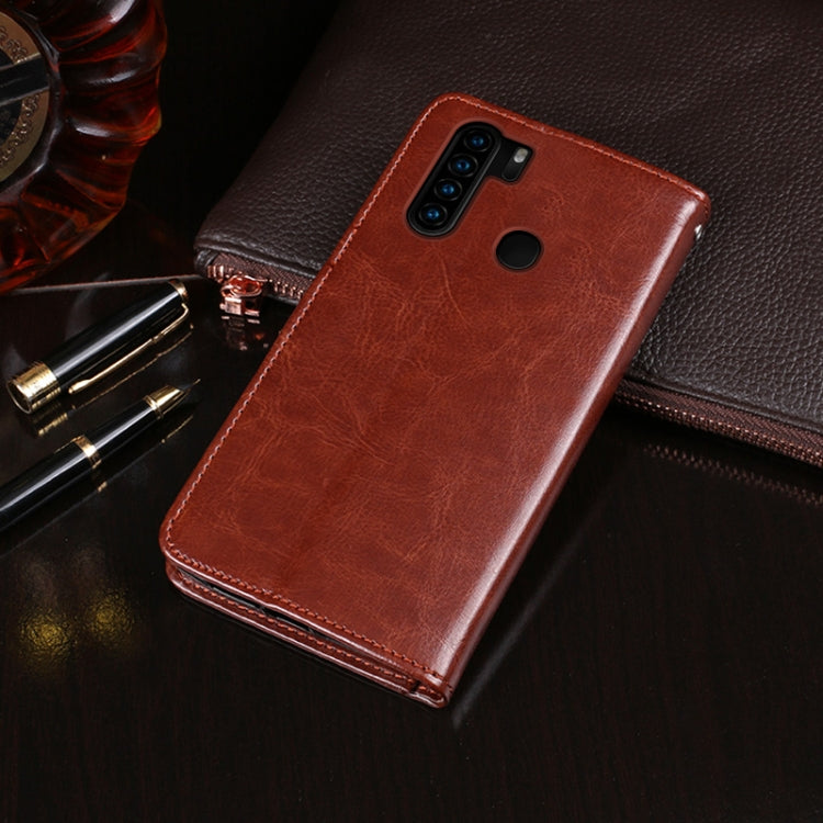 For Blackview A80 Plus idewei Crazy Horse Texture Horizontal Flip Leather Case with Holder & Card Slots & Wallet(Red) - More Brand by idewei | Online Shopping UK | buy2fix