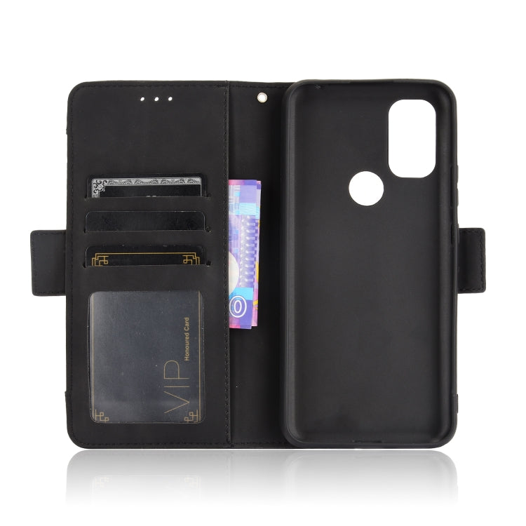 For Blackview A70 (2021) Skin Feel Calf Pattern Horizontal Flip Leather Case with Holder & Card Slots & Photo Frame(Black) - More Brand by buy2fix | Online Shopping UK | buy2fix