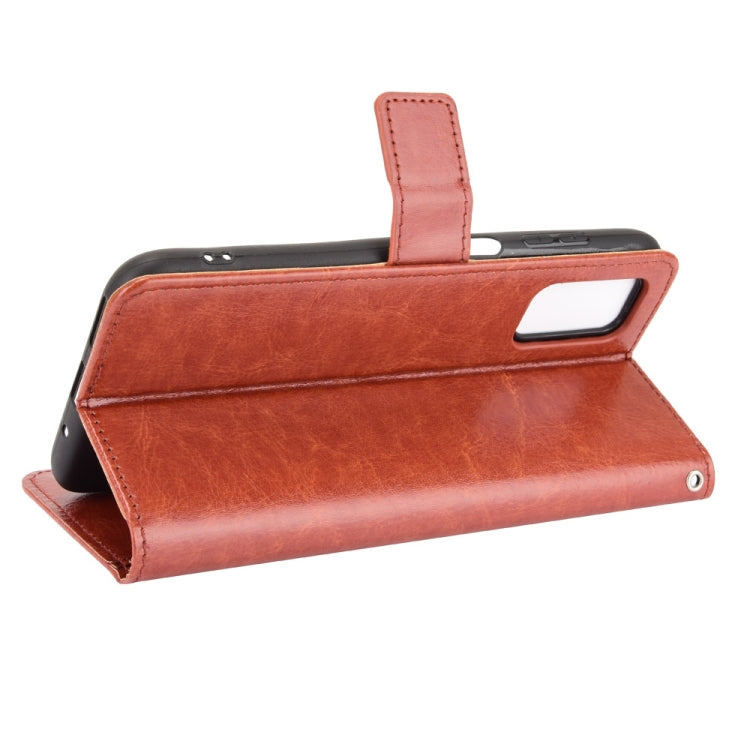 For Blackview A90 Crazy Horse Texture Horizontal Flip Leather Case with Holder & Card Slots & Lanyard(Brown) - More Brand by buy2fix | Online Shopping UK | buy2fix