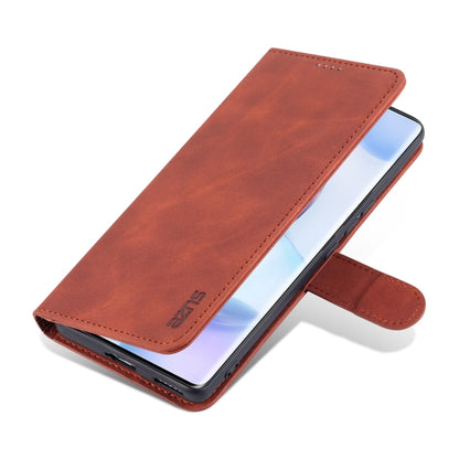 For Honor 50 Pro AZNS Skin Feel Calf Texture Horizontal Flip Leather Case with Card Slots & Holder & Wallet(Brown) - Honor Cases by AZNS | Online Shopping UK | buy2fix