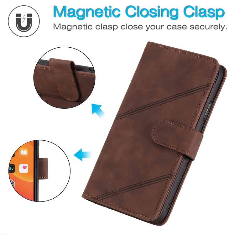 For Huawei P30 Pro Skin Feel Business Horizontal Flip PU Leather Case with Holder & Multi-Card Slots & Wallet & Lanyard & Photo Frame(Brown) - Huawei Cases by buy2fix | Online Shopping UK | buy2fix