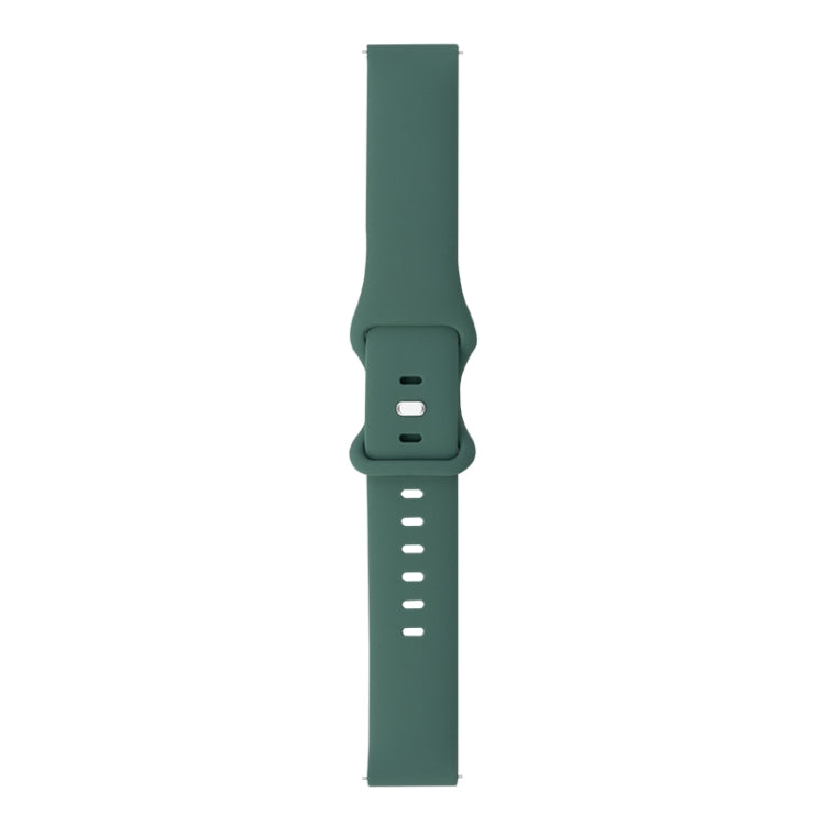 For Huawei Watch GT 2e 46mm 8-buckle Silicone Watch Band(Pine Needle Green) - Watch Bands by buy2fix | Online Shopping UK | buy2fix