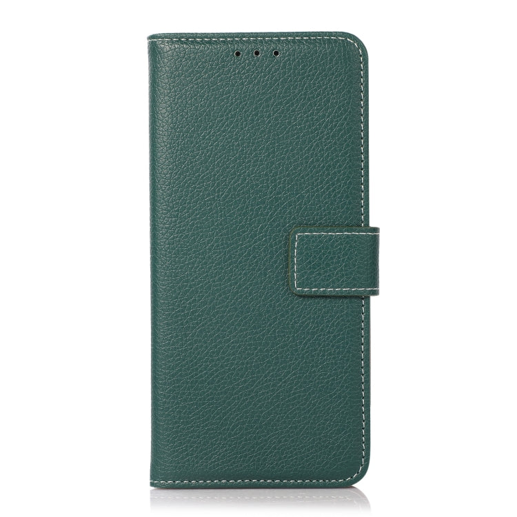 For Xiaomi Redmi Note 10 5G / Poco M3 Pro Litchi Texture PU + TPU Horizontal Flip Leather Case with Holder & Card Slots & Wallet(Dark Green) - Xiaomi Cases by buy2fix | Online Shopping UK | buy2fix