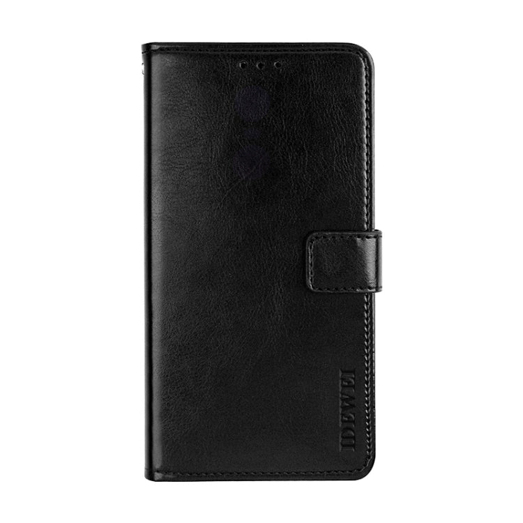 For Nokia C01 Plus idewei Crazy Horse Texture Horizontal Flip Leather Case with Holder & Card Slots & Wallet(Black) - Nokia Cases by idewei | Online Shopping UK | buy2fix