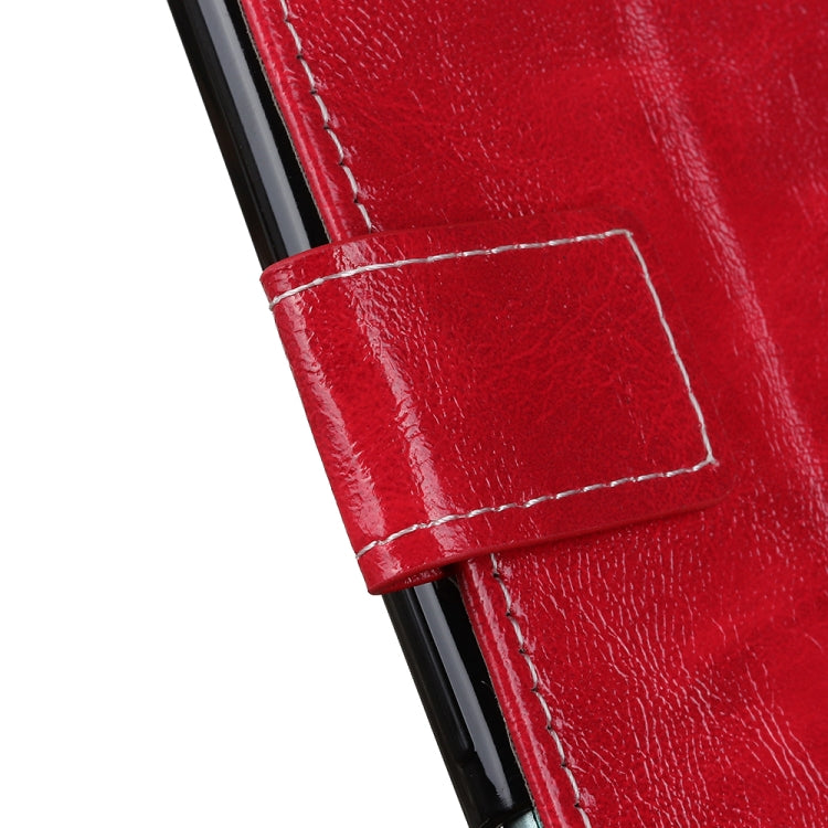 For OnePlus Nord 2 5G Retro Crazy Horse Texture Horizontal Flip Leather Case with Holder & Card Slots & Photo Frame & Wallet(Red) - OnePlus Cases by buy2fix | Online Shopping UK | buy2fix