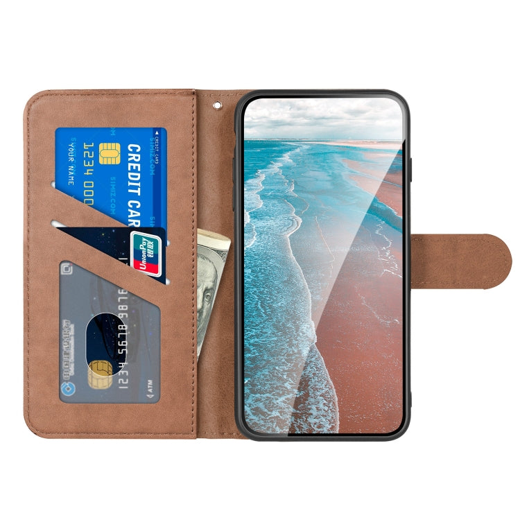 For Xiaomi Mi 11 Lite Sika Deer Embossing Pattern Horizontal Flip PU Leather Case with Holder & Card Slot & Wallet & Photo Frame(Brown) - Xiaomi Cases by buy2fix | Online Shopping UK | buy2fix