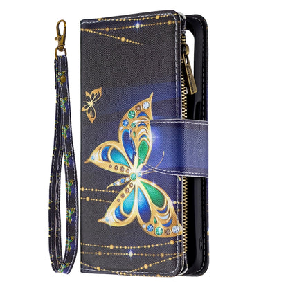 For OPPO A74 5G/A93 5G/A54 5G Colored Drawing Pattern Zipper Horizontal Flip Leather Case with Holder & Card Slots & Wallet(Big Butterfly) - OPPO Cases by buy2fix | Online Shopping UK | buy2fix