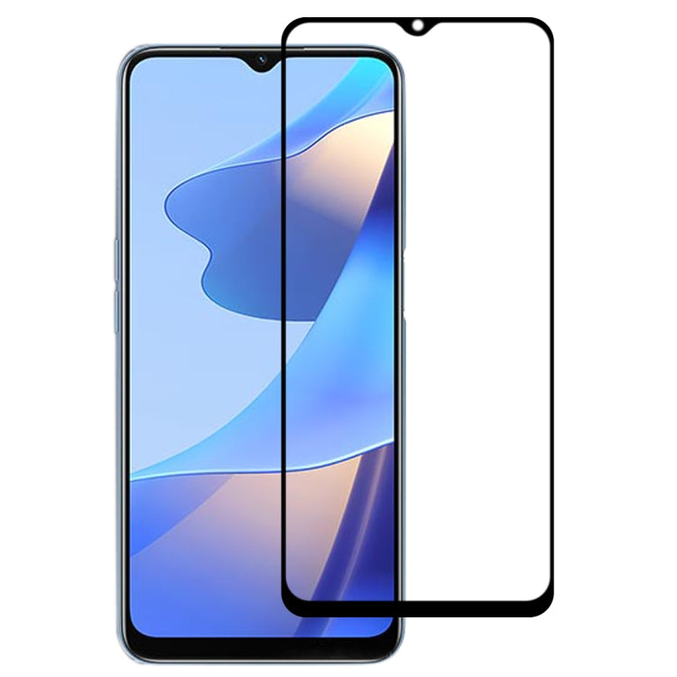 For OPPO A16 / A16S Full Glue Full Cover Screen Protector Tempered Glass Film - OPPO Tempered Glass by buy2fix | Online Shopping UK | buy2fix