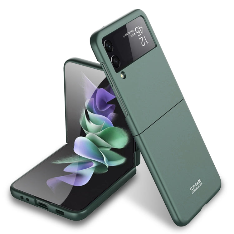 For Samsung Galaxy Z Flip3 5G GKK Ultra-thin Full Coverage PC Protective Case(Dark Night Green) - Galaxy Phone Cases by GKK | Online Shopping UK | buy2fix