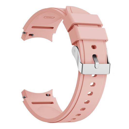 For Samsung Galaxy Watch4 44mm Silicone Watch Band(Pink) - Watch Bands by buy2fix | Online Shopping UK | buy2fix