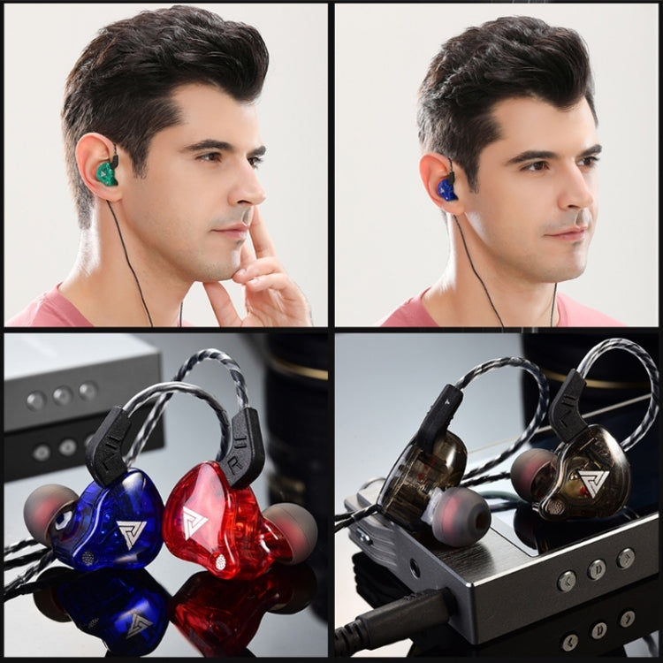 QKZ AK6 3.5mm In-Ear Wired Subwoofer Sports Earphone, Cable Length: About 1.2m(Black) - In Ear Wired Earphone by QKZ | Online Shopping UK | buy2fix