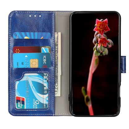 For Nokia XR20 5G Retro Crazy Horse Texture Horizontal Flip Leather Case with Holder & Card Slots & Photo Frame & Wallet(Blue) - Nokia Cases by buy2fix | Online Shopping UK | buy2fix