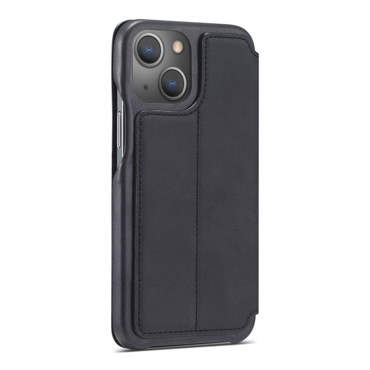 For iPhone 13 mini LC.IMEEKE Hon Ancient Series Horizontal Flip Leather Case with Holder & Card Slot (Black) - iPhone 13 mini Cases by LC.IMEEKE | Online Shopping UK | buy2fix