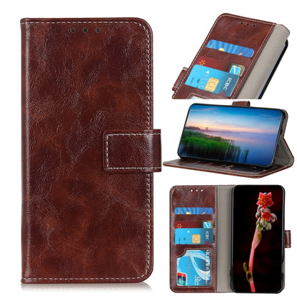 For Xiaomi Redmi 10 / Redmi Note 11 4G Retro Crazy Horse Texture Horizontal Flip Leather Case with Holder & Card Slots & Photo Frame & Wallet(Brown) - Xiaomi Cases by buy2fix | Online Shopping UK | buy2fix