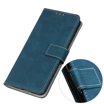 For Xiaomi Redmi 10 / Redmi Note 11 4G Magnetic Crocodile Texture Horizontal Flip Leather Case with Holder & Card Slots & Wallet(Green) - Xiaomi Cases by buy2fix | Online Shopping UK | buy2fix