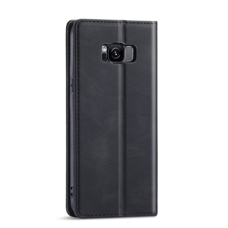 For Samsung Galaxy S8 Forwenw F2 Series Magnetic Horizontal Flip Leather Case with Holder & Card Slots & Wallet(Black) - Galaxy Phone Cases by Forwenw | Online Shopping UK | buy2fix