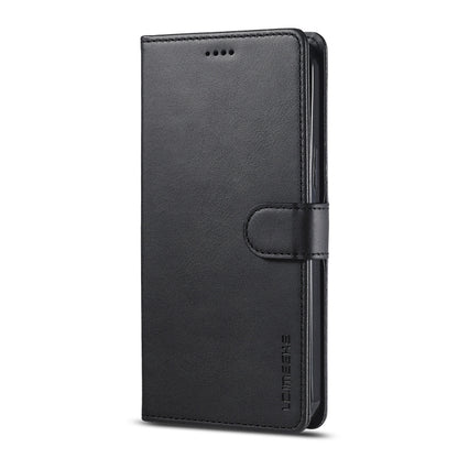 For iPhone 13 LC.IMEEKE Calf Texture Horizontal Flip Leather Case with Holder & Card Slots & Wallet(Black) - iPhone 13 Cases by LC.IMEEKE | Online Shopping UK | buy2fix