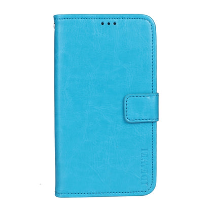 idewei Crazy Horse Texture Horizontal Flip Leather Case with Holder & Card Slots & Wallet For Tecno Spark 7P(Sky Blue) - Tecno Cases by idewei | Online Shopping UK | buy2fix