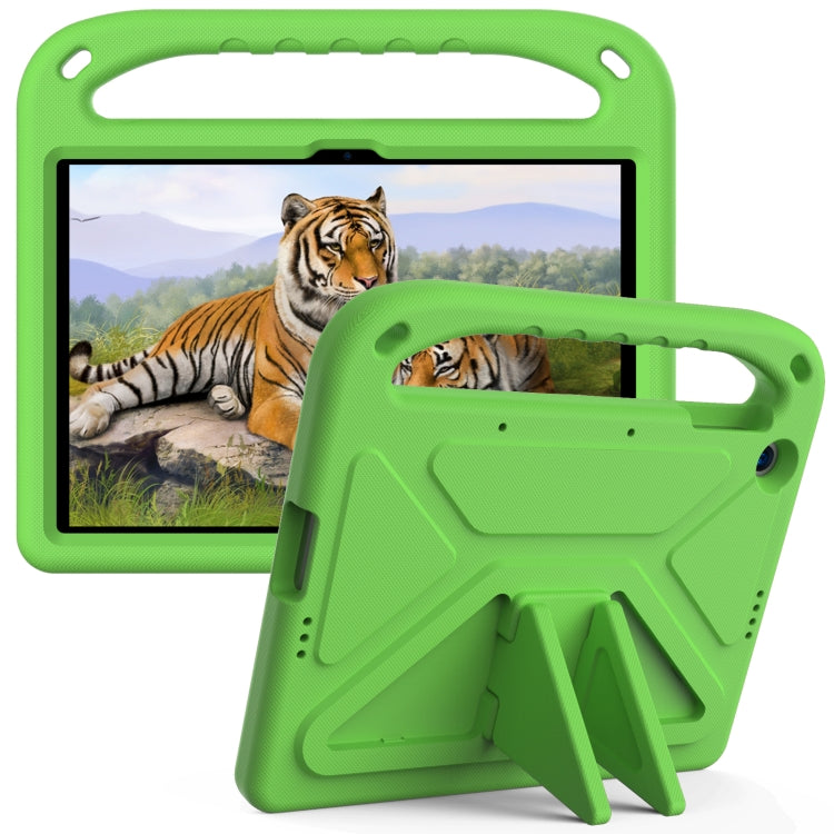 For Huawei Enjoy Tablet 2 / MatePad T10 / T10s Portable Handle EVA Shockproof Anti Falling Protective Case with Triangle Holder(Green) - Huawei by buy2fix | Online Shopping UK | buy2fix