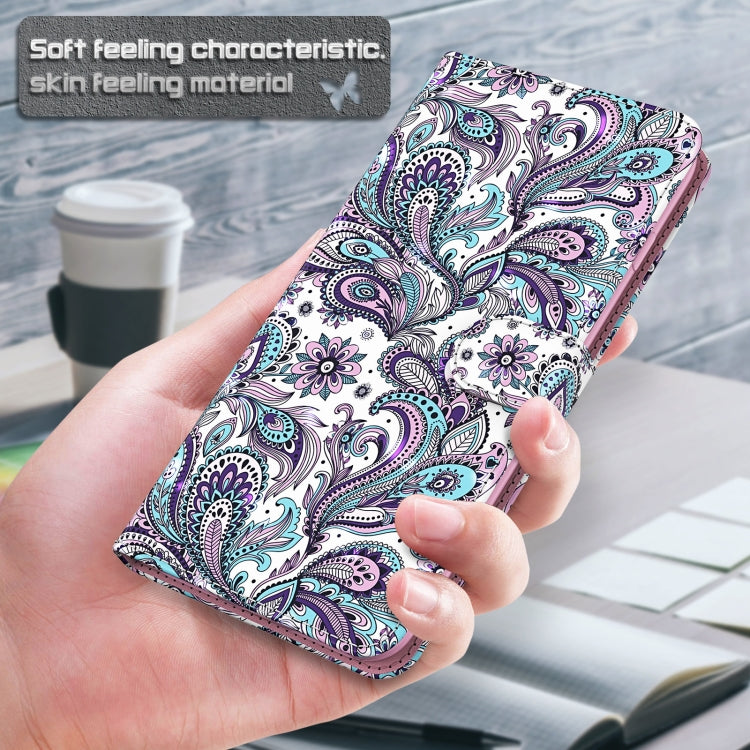 For iPhone 13 Pro Max 3D Painting Pattern Horizontal Flip TPU + PU Leather Case with Holder & Card Slots & Wallet (Swirl Pattern) - iPhone 13 Pro Max Cases by buy2fix | Online Shopping UK | buy2fix