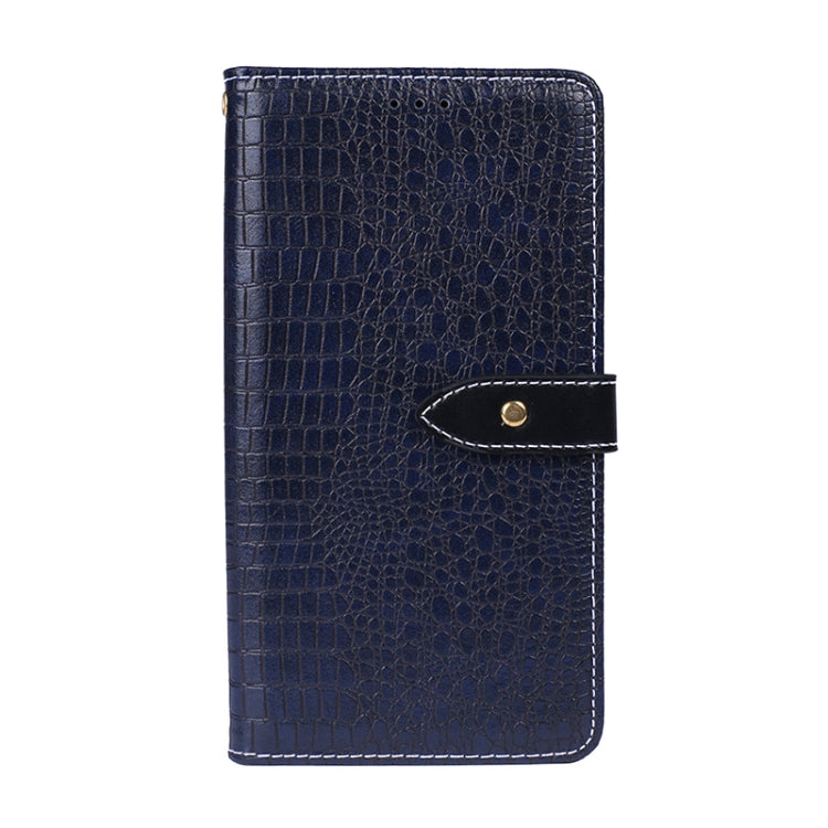 For Samsung Galaxy A52S 5G idewei Crocodile Texture Horizontal Flip Leather Case with Holder & Card Slots & Wallet(Dark Blue) - Galaxy Phone Cases by idewei | Online Shopping UK | buy2fix