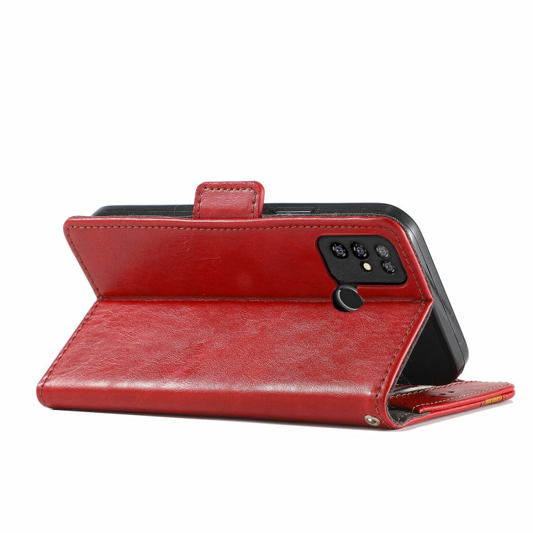 For Doogee X96 Pro CaseNeo Business Splicing Dual Magnetic Buckle Horizontal Flip PU Leather Case with Holder & Card Slots & Wallet(Red) - More Brand by buy2fix | Online Shopping UK | buy2fix