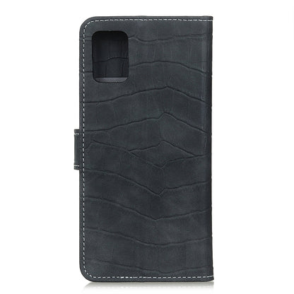 For Galaxy A51 Crocodile Texture Horizontal Flip Leather Case with Holder & Card Slots & Wallet(Black) - Huawei Cases by buy2fix | Online Shopping UK | buy2fix