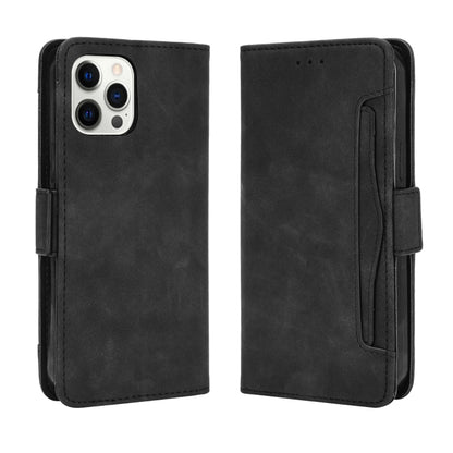 For iPhone 13 Pro Max Skin Feel Calf Pattern Horizontal Flip Leather Case with Holder & Card Slots & Photo Frame (Black) - iPhone 13 Pro Max Cases by buy2fix | Online Shopping UK | buy2fix