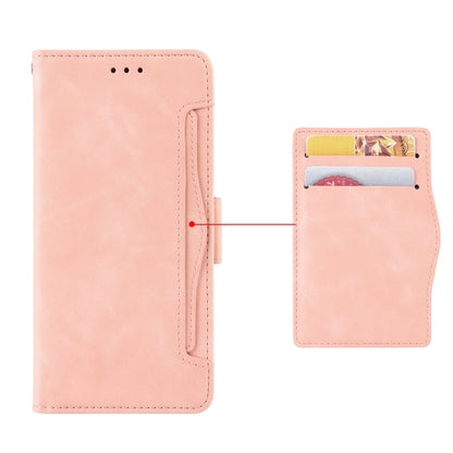 For Xiaomi Redmi 10 Skin Feel Calf Pattern Horizontal Flip Leather Case with Holder & Card Slots & Photo Frame(Pink) - Xiaomi Cases by buy2fix | Online Shopping UK | buy2fix