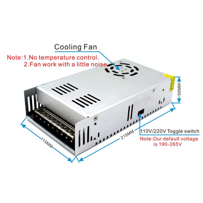 S-400-12 DC12V 33A 400W Light Bar Regulated Switching Power Supply LED Transformer, Size: 215 x 115 x 50mm - Power Supplies by buy2fix | Online Shopping UK | buy2fix