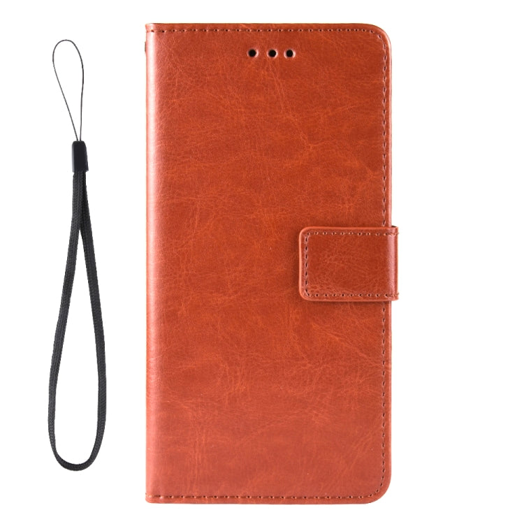 For Motorola Edge 20 Crazy Horse Texture Horizontal Flip Leather Case with Holder & Card Slots & Lanyard(Brown) - Motorola Cases by buy2fix | Online Shopping UK | buy2fix