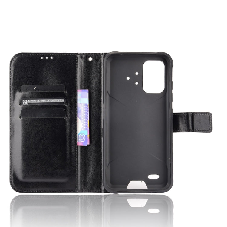 For UMIDIGI Bison Pro Crazy Horse Texture Horizontal Flip Leather Case with Holder & Card Slots & Lanyard(Black) - More Brand by buy2fix | Online Shopping UK | buy2fix