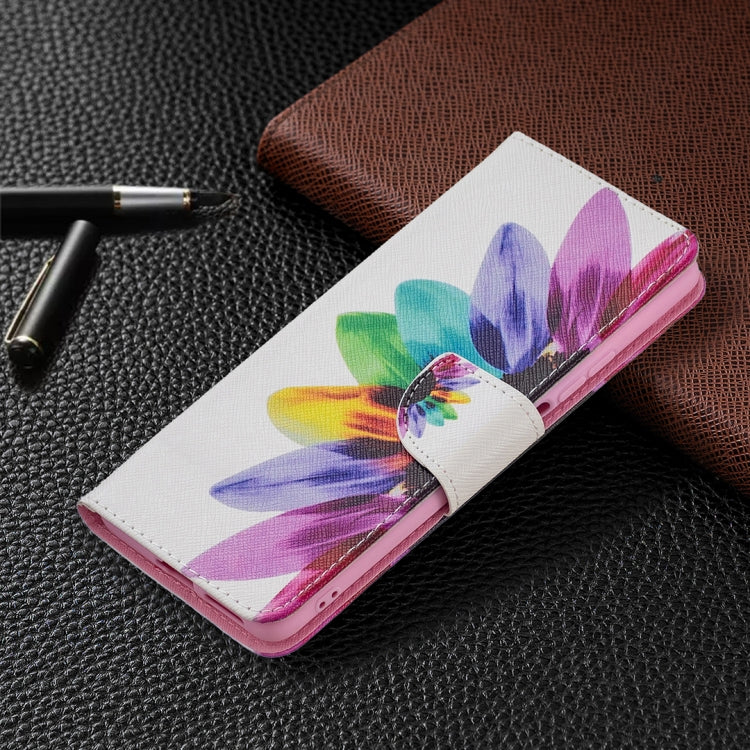 For Xiaomi Mi 11T Colored Drawing Pattern Horizontal Flip Leather Case with Holder & Card Slots & Wallet(Sun Flower) - Xiaomi Cases by buy2fix | Online Shopping UK | buy2fix