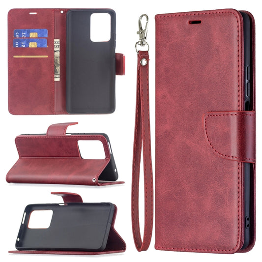 For Xiaomi Mi 11T Retro Lambskin Texture Pure Color Horizontal Flip PU Leather Case with Holder & Card Slots & Wallet & Lanyard(Red) - Xiaomi Cases by buy2fix | Online Shopping UK | buy2fix