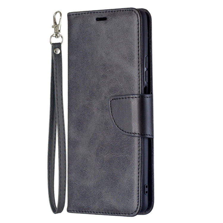 For Xiaomi Mi 11T Retro Lambskin Texture Pure Color Horizontal Flip PU Leather Case with Holder & Card Slots & Wallet & Lanyard(Black) - Xiaomi Cases by buy2fix | Online Shopping UK | buy2fix