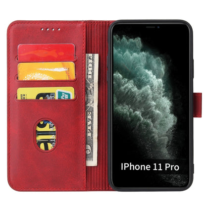 Calf Texture Buckle Horizontal Flip Leather Case with Holder & Card Slots & Wallet For iPhone 11 Pro Max(Red) - iPhone 11 Pro Max Cases by buy2fix | Online Shopping UK | buy2fix