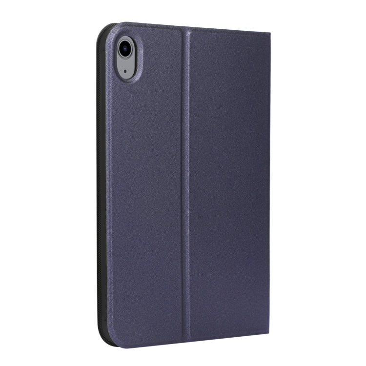 For iPad mini 6 Voltage Craft Texture TPU Horizontal Flip Protective Tablet Case with Holder(Dark Blue) - iPad mini 6 Cases by buy2fix | Online Shopping UK | buy2fix